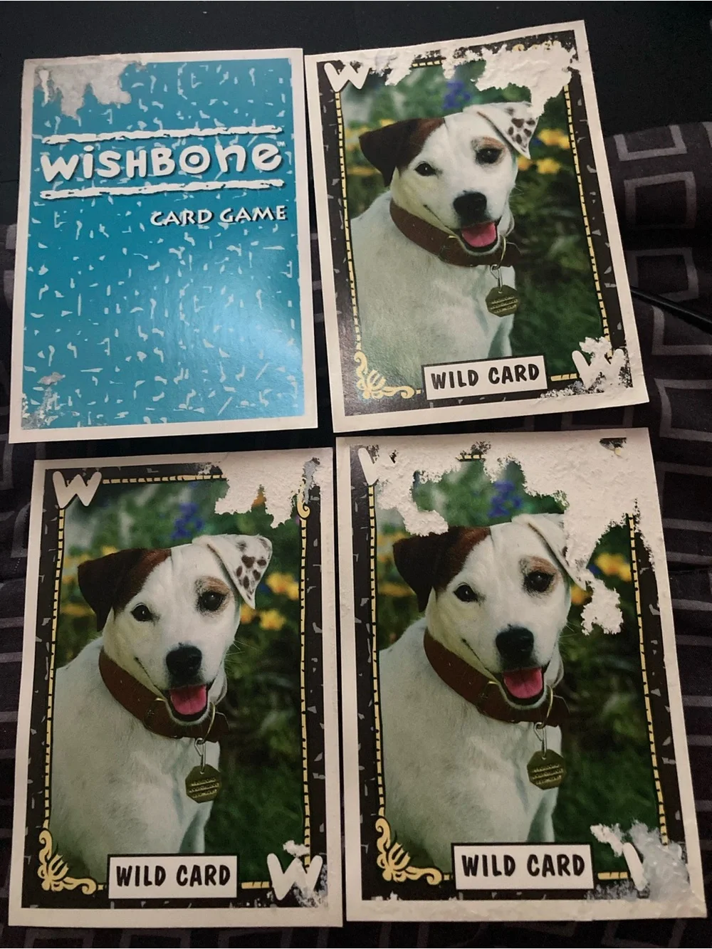 Wishbone Card Game – Teal Card Game for Kids rare game